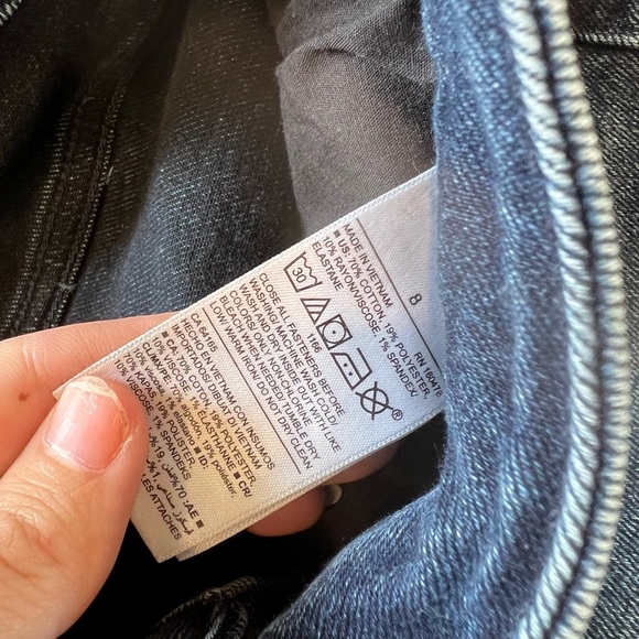 Rockstar Skinny Ankle Button Fly Jeans, Old Navy size 8 - Picture 5 of 5